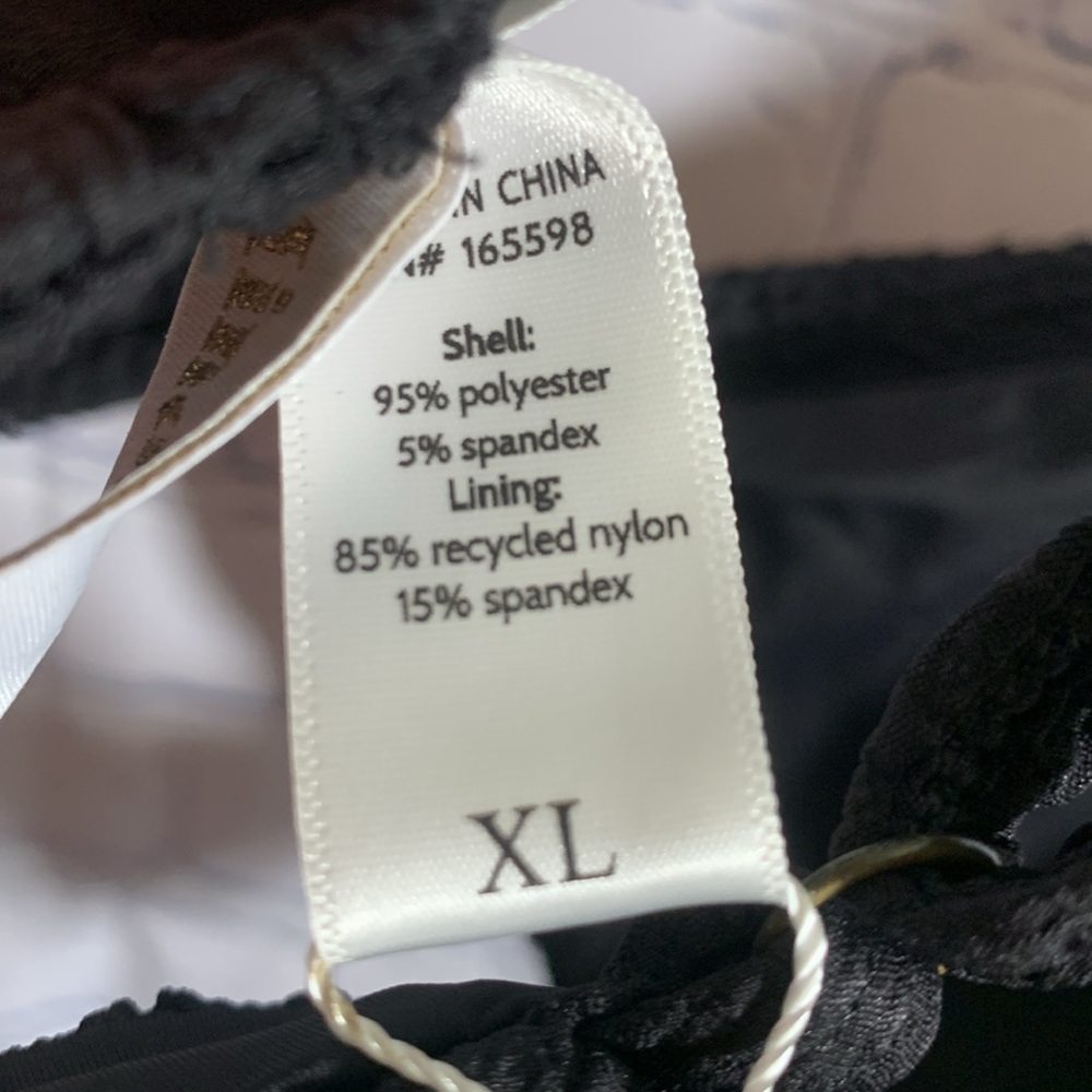 Andie Swim Womens Amor Bikini Top Textured Black Beach Vacation Cruise Sz XL NWT - Picture 6 of 9